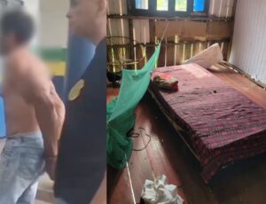 Homem é preso em Manacapuru após estuprar a própria mãe idosa e roubar a aposentadoria dela; veja vídeo