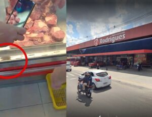 Supermercado Rodrigues admite que rato estava dentro de expositor de carnes e entra na mira da Vigilância Sanitária; veja vídeo
