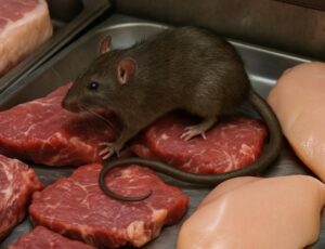 "Ratos entre as Carnes": descaso de supermercados coloca a saúde dos consumidores em risco em Manaus