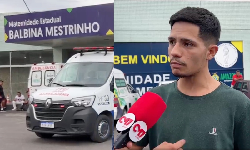 "Ninguém fez nada", diz marido ao saber que esposa grávida perdeu o bebê por negligência na maternidade Balbina Mestrinho; veja vídeo