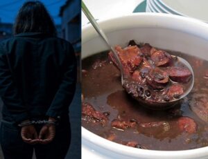 Mulher canibal fez feijoada com a "linguiça" do marido, diz Polícia