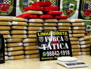 Força Tática apreende mais de 73 kg de OXI no bairro Parque Solimões, em Manaus