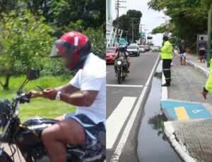 Motociclistas em Manaus começam a ser multados por pilotar usando apenas uma mão; veja