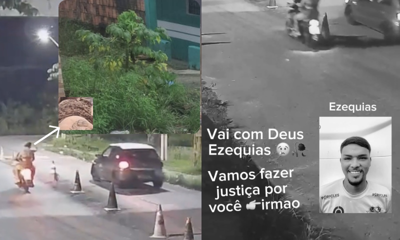 Urgente: casal acusado de matar jogador Ezequias Júnior é executado no bairro Fátima, em Manaus