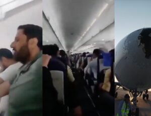 Terror no céu: passageiros desesperados oram para que avião não caia durante chuva de granizo; veja vídeo