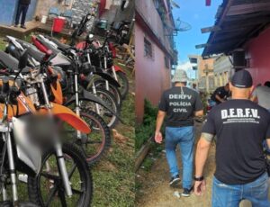 Polícia Civil recupera motocicletas roubadas em Codajás-AM; veja