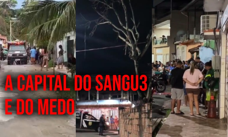 "Até quando Manaus irá sangrar?": onda de terror, crimes e execuções escancara a inoperância da SSP-AM; veja vídeo