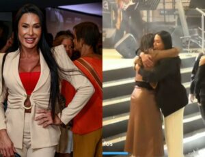 Gracyanne Barbosa aceita Jesus em igreja no Rio de Janeiro; veja vídeo