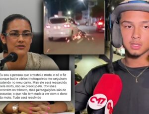 Procuradora Fabiola Salmito se manifesta e diz que irá dar uma moto nova para entregador; veja