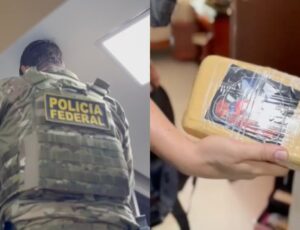 “Olha o Baby Shark!”: agentes da PF 'vibram' ao encontrarem drogas escondidas em fundo falso de armário de família, em Manaus; veja vídeo