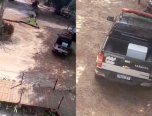 Denúncia: carro do Imtrans de Manacapuru vira "táxi de Família" para levar mãe de servidor e cargas pessoais; veja vídeo