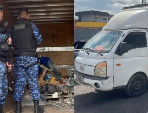 Dois integrantes da quadrilha que saqueou materiais de construção da UBS no Monte das Oliveiras são presos em Manaus