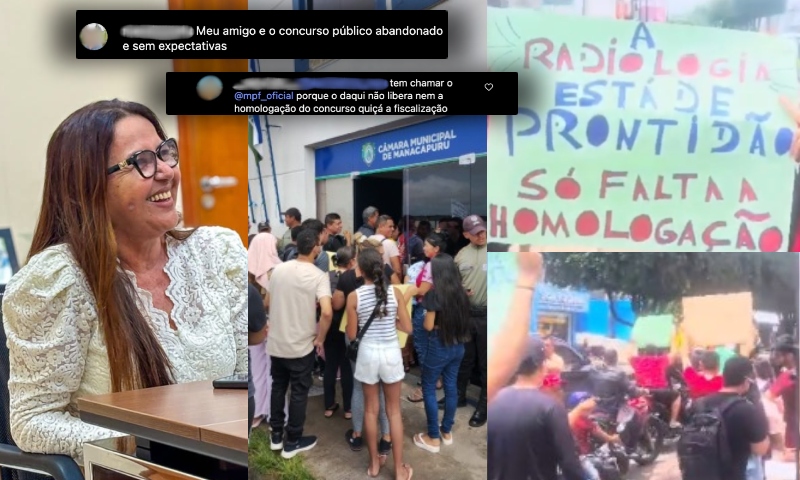 Aprovados no concurso de Manacapuru desabafam contra a prefeita Valciléia: "a gente se esforça tanto e ela só dá emprego pra 'panela' dela"