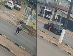 Veja momento em que estudante é atropelada enquanto atravessava a rua; veja vídeo