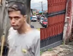 "Faz não Samuel, ele vai morrer!": veja momento em que jovem esfaqueia o próprio irmão no bairro Japiim; vídeo