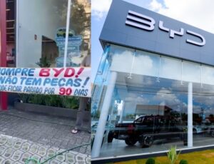 Clientes da BYD ficam na mão: "as peças não chegam nunca!", dizem protestantes após falhas no pós-venda; veja vídeo