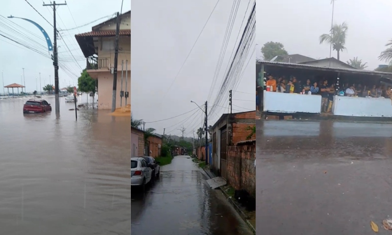 Tempestades castigam Amazonas e Pará: Manaus e Santarém ficam debaixo d’água; veja vídeos