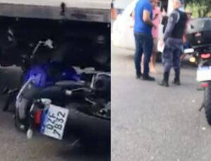 Urgente: mulher grávida sofre grave acidente de moto no bairro Zumbi, em Manaus; veja vídeo