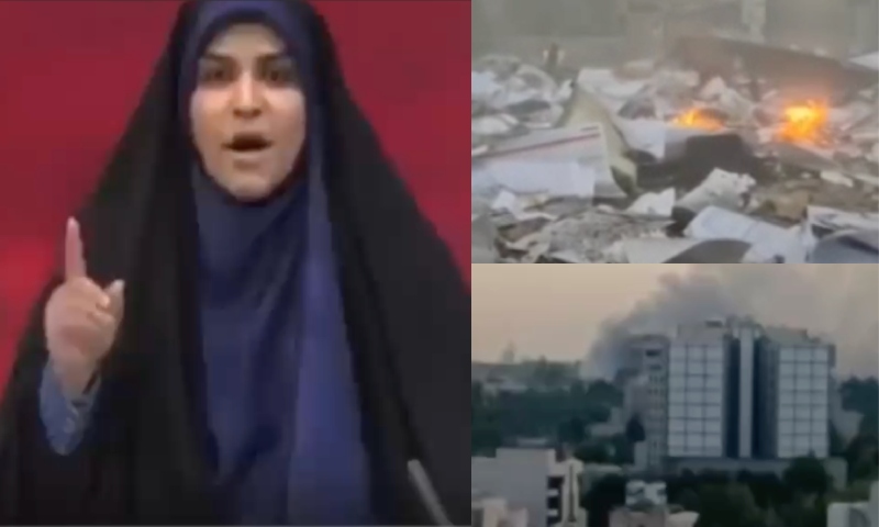 Israel bombardeia TV estatal do Irã quando apresentadora estava ao vivo; veja vídeo