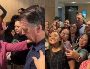 Bolsonaro recebe oração antes de deixar hotel em Goiânia e cancela agenda por problemas de saúde; veja vídeo