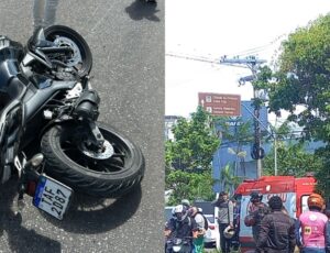 Urgente: motoqueiro morre em grave acidente na avenida André Araújo, em Manaus; veja vídeo