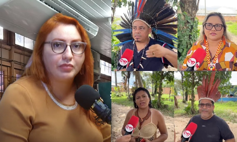 Cacique e advogados desmoralizam 100% Paula Litaiff: ‘Ela fez uma violência ao jornalismo e Fake News contra os indígenas’; veja vídeo