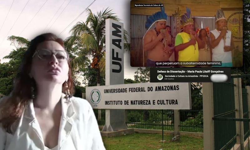Crime: UFAM acoberta Paula Litaiff e reposta vídeo editado de dissertação atacando lideranças indígenas; veja vídeos