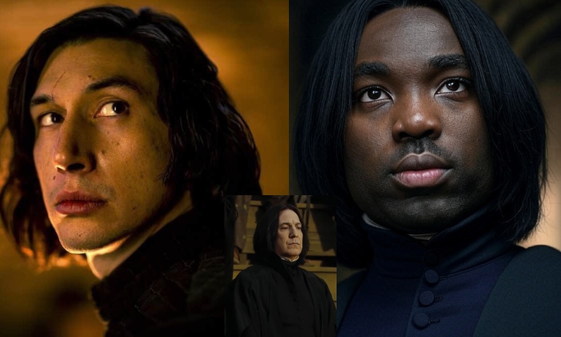 Fãs de Harry Potter se revoltam com HBO e pedem Adam Driver no lugar de Paapa Essiedu para interpretar Severo Snape