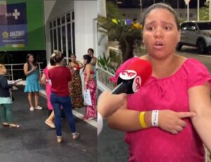 “Nunca tem leito e os médicos vivem no celular”, dizem grávidas passando mal na porta do Instituto da Mulher; veja vídeo