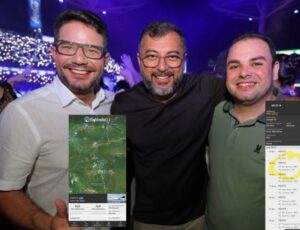 'Rota do boi, luxo e impunidade': Gladson Cameli usa jatinho do Governo para curtir com Wilson Lima e Roberto Cidade em Parintins