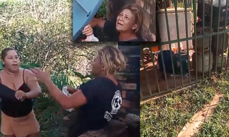 Vulgo Ligeirinha ‘delira’ ao receber surpresa da população por roubar em Manacapuru; veja vídeo