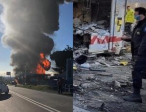 Tudo filmado: explosão em posto de gasolina na Itália deixa 27 feridos; vídeo