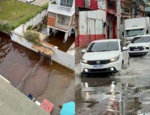 Rio Negro ultrapassa cota de inundação severa e ruas do Centro de Manaus ficam alagadas; veja vídeo