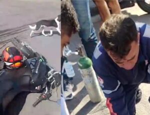 "Tentaram fazer de tudo, mas ele não resistiu!": motoqueiro morre em acidente no Viver Melhor 3; veja vídeo