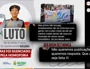 Governo do AM usa morte de estudante e pauta LGBT para se promover, e família rebate: “ele não era gay”