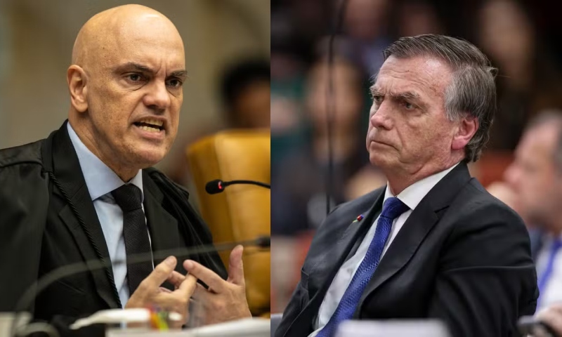 Alexandre de Moraes age por vingança e manda colocar tornozeleira eletrônica em Bolsonaro