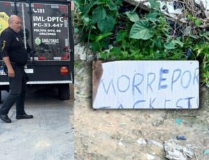 Jovem executado no bairro Cidade de Deus é encontrado ao lado de bilhete macabro; veja