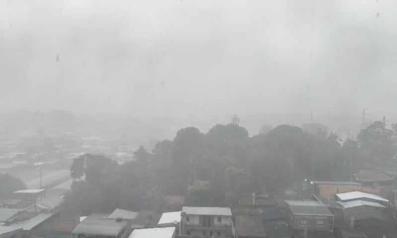 Após dias de calor, tempestade atinge Manaus nesta quinta-feira (31/7); veja vídeo