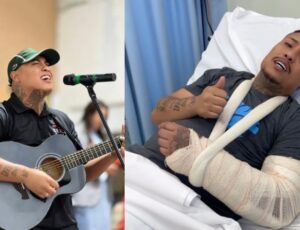 Cantor gospel que foi baleado por PM se recupera no hospital e canta louvor: “nasci de novo”; veja vídeo