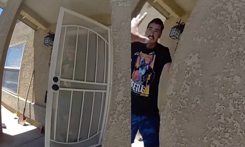 'Amostradinho' aponta arma falsa para policial e o pior acontece; veja vídeo