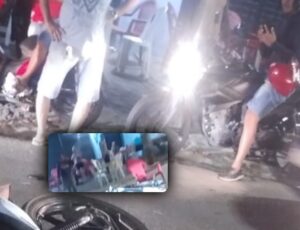 Tragédia no Educando: motociclista morre em acidente com caminhão de lixo; veja vídeo