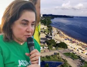 Pré-candidata ao Governo, Maria do Carmo não sabe qual rio banha a cidade de Manaus; veja vídeo