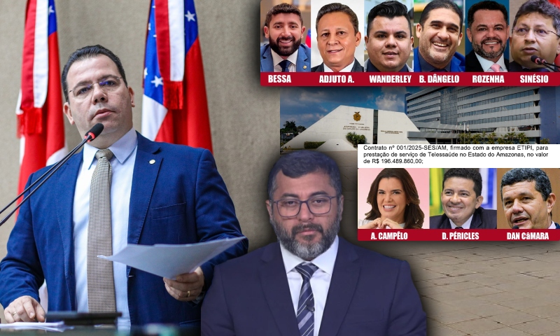 Wilker Barreto denuncia e os deputados silenciam: escândalo no contrato sem licitação de R$ 196 milhões na Saúde do Amazonas