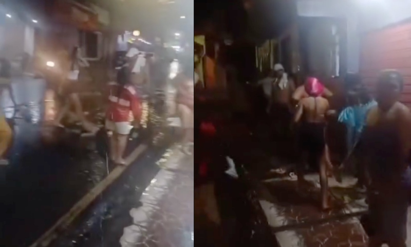 Nem a chuva apaga o fogo das barraqueiras: mulheres criam confusão em frente de adega no Mauazinho; veja vídeo