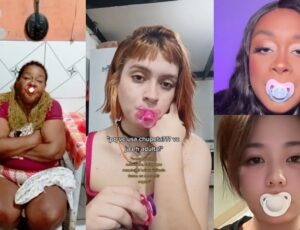 Moda da China e EUA chega ao Brasil: adultos usam chupeta como forma de aliviar estresse e ansiedade; veja vídeo
