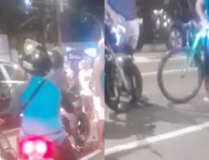Ladrões recebem 'carinho' da população após assalto no bairro Cachoeirinha; veja vídeo