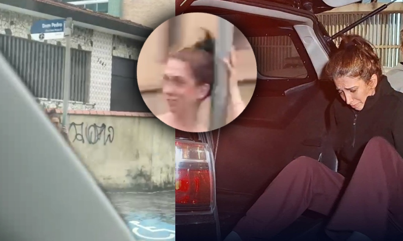 "Cansei de cuidar dele", diz mulher nua que matou o próprio pai com 20 facadas; veja vídeo