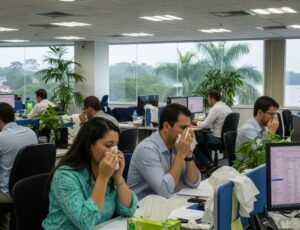 'Surto' de rinite, gripe e sinusite em Manaus: saiba como a higienização profissional pode proteger seu ambiente de trabalho
