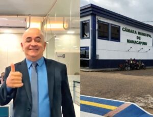 Mesmo condenado, Gerson D’Ângelo permaneceu como vereador em Manacapuru e hoje ocupa nova cadeira