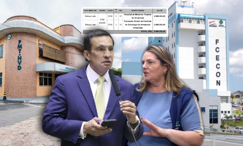 Emenda de R$ 5 milhões do deputado Sidney Leite para hospitais do AM desaparece: "onde foi parar o dinheiro?"